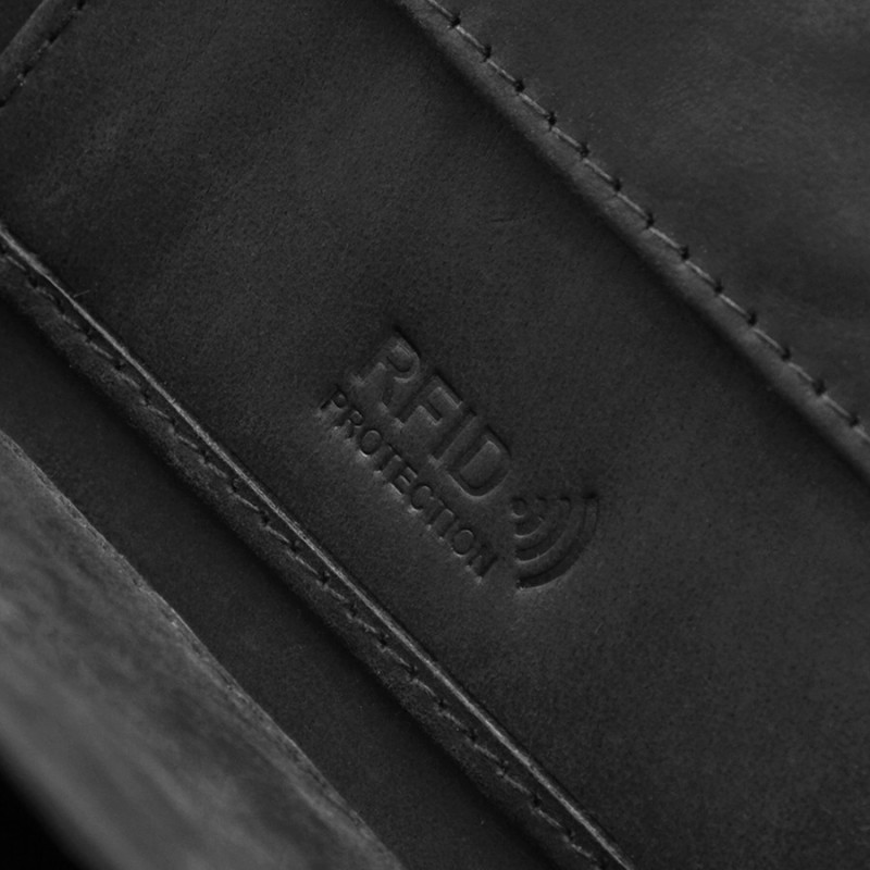 Portfel Męski skórzany granatowy RFID Paolo Peruzzi IN-01-DB