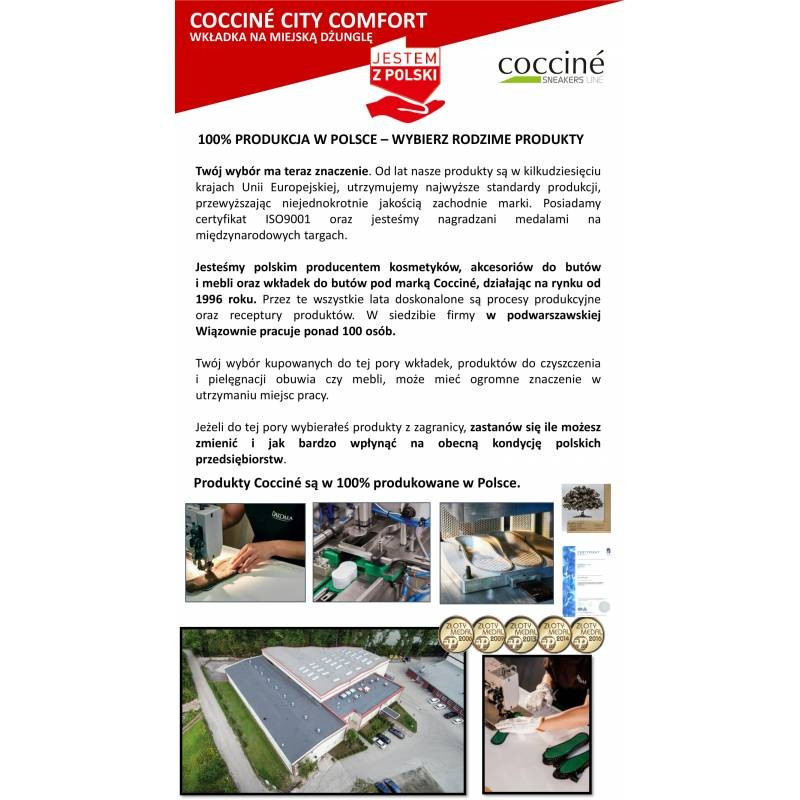 Wkładki do butów zwiększające komfort chodzenia City Comfort R 40-43