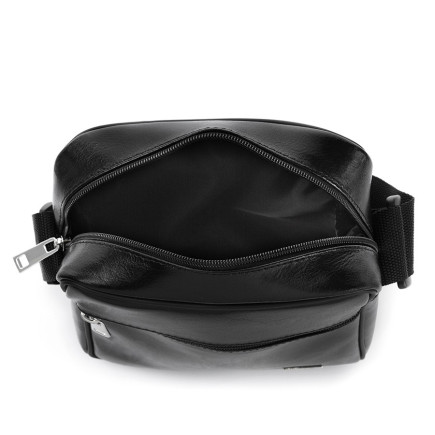 SKÓRZANA SASZETKA MĘSKA NA RAMIĘ PAOLO PERUZZI Z-17-BL
