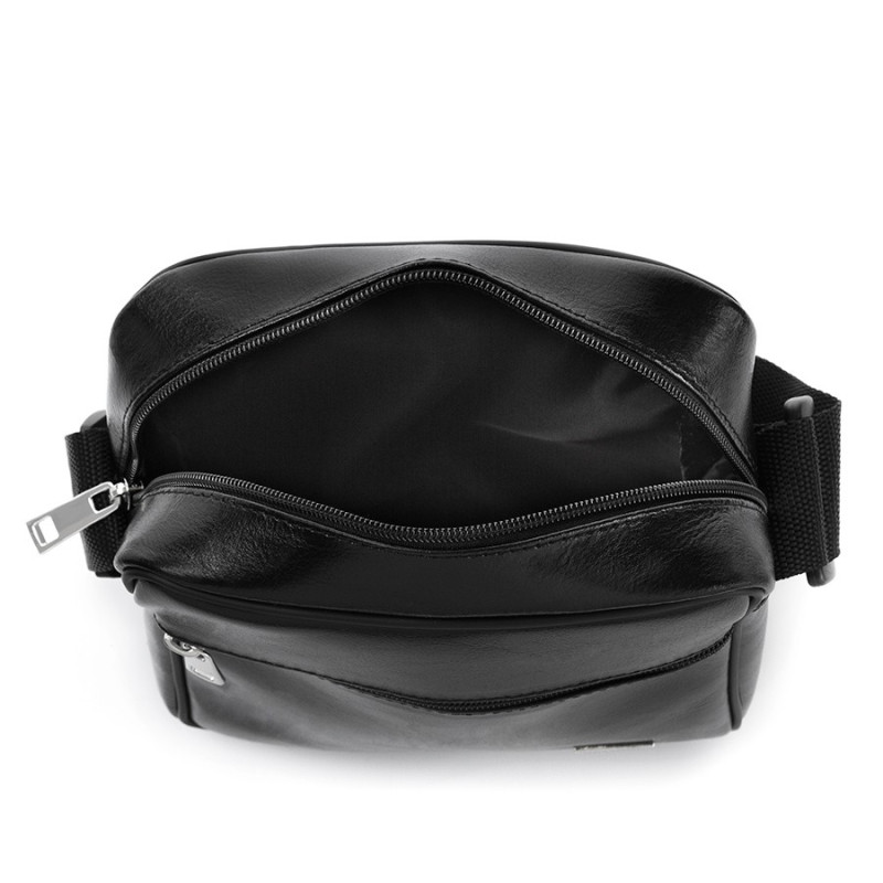 SKÓRZANA SASZETKA MĘSKA NA RAMIĘ PAOLO PERUZZI Z-17-BL