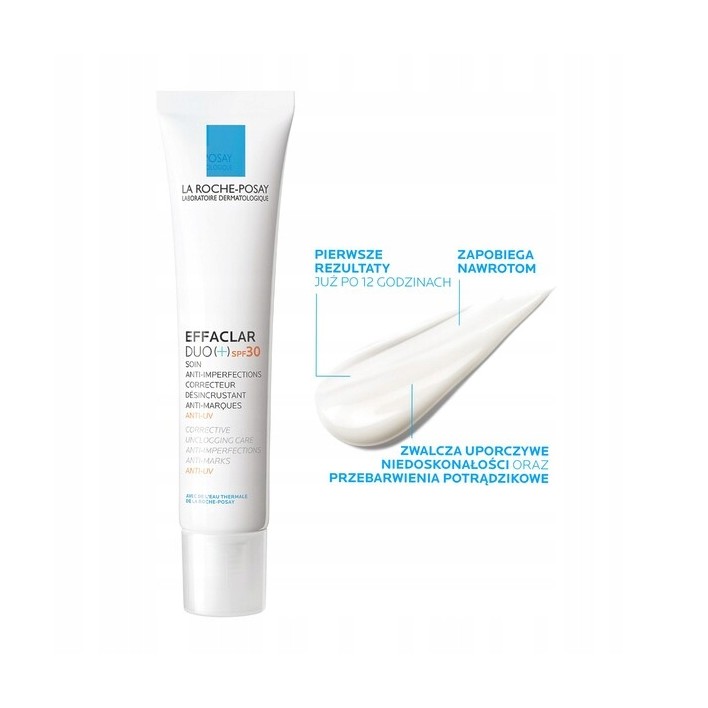 LA ROCHE EFFACLAR DUO SPF 30 KREM NA TRĄDZIK 40ml