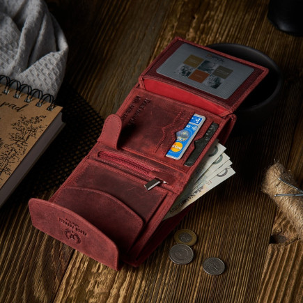 PORTFEL DAMSKI PAOLO PERUZZI ZE SKÓRY RFID T-12-HR