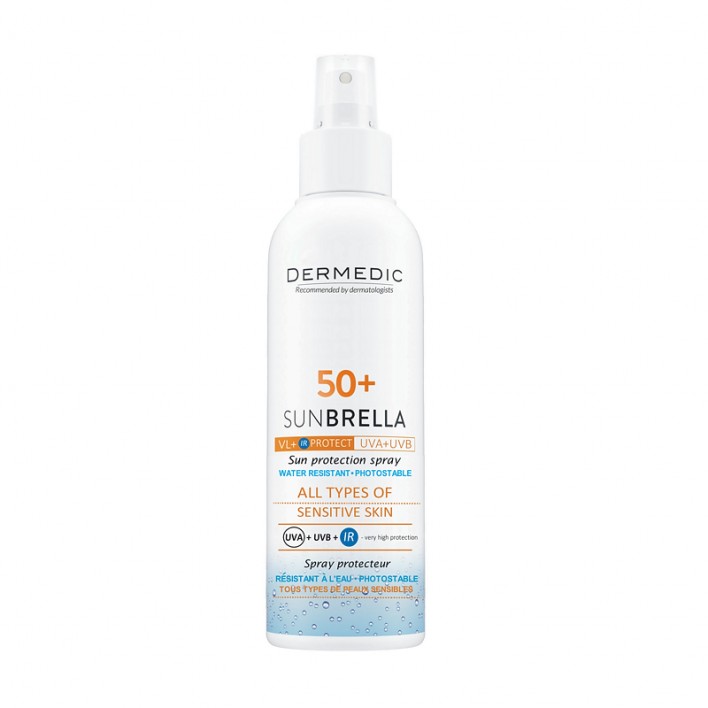 DERMEDIC SUNBELLA SPRAY OCHRONNY PRZECIWSŁONECZNY SPF 50+ 50 ml