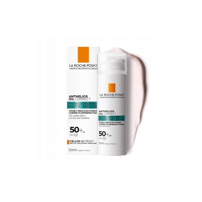 LA ROCHE ANTHELIOS OIL CORRECT MAT 12h SPF50 50ml