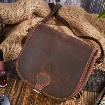 SKÓRZANA TOREBKA DAMSKA NA RAMIĘ PAOLO PERUZZI T-39-BR