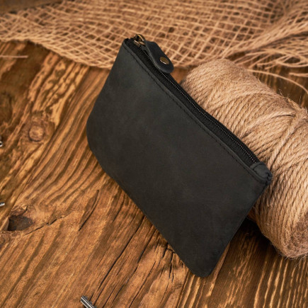 CZARNE SKÓRZANE ETUI NA KLUCZE PAOLO PERUZZI T-51-BL