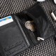 PORTFEL MĘSKI SKÓRZANY Z OCHRONĄ RFID T-54-BL