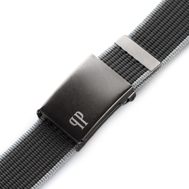 CZARNY PASEK MĘSKI PARCIANY PAOLO PERUZZI PW-18-PP