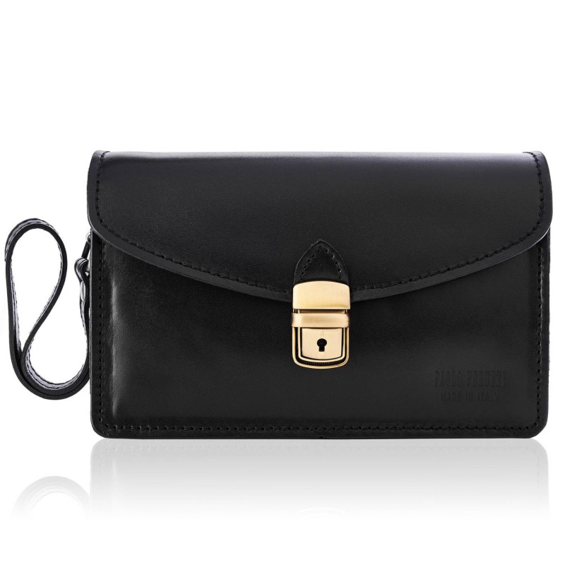 ZESTAW PREZENTOWY ZUP-58-BL TECZKA SKÓRZANA  N02-BL I SASZETKA N06-BL