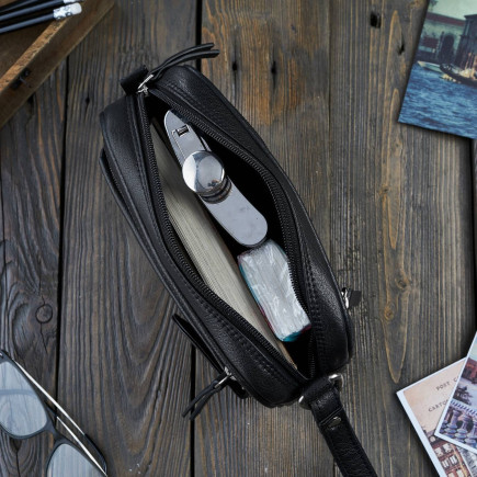 ZESTAW DLA NIEGO ZUP-65-BL: SKÓRZANA SASZETKA DO RĘKI T-56 I BILONÓWKA T-50