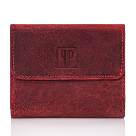 ZESTAW DLA NIEJ ZUP-64-RD: PORTFEL SKÓRZANY T-11 I ETUI NA KLUCZE T-51