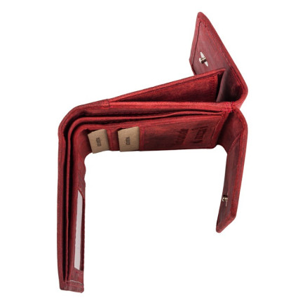 ZESTAW DLA NIEJ ZUP-64-RD: PORTFEL SKÓRZANY T-11 I ETUI NA KLUCZE T-51