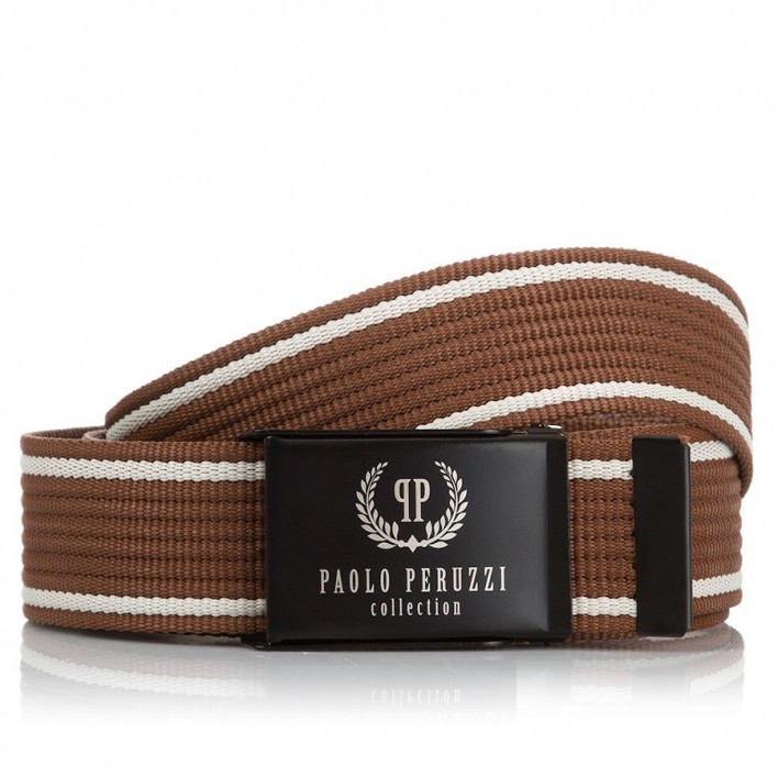MĘSKI PASEK PARCIANY PAOLO PERUZZI PW-08-105 cm