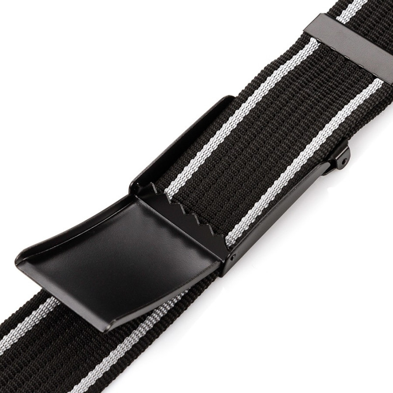 CZARNY PASEK MĘSKI PAOLO PERUZZI PW-10-95 cm