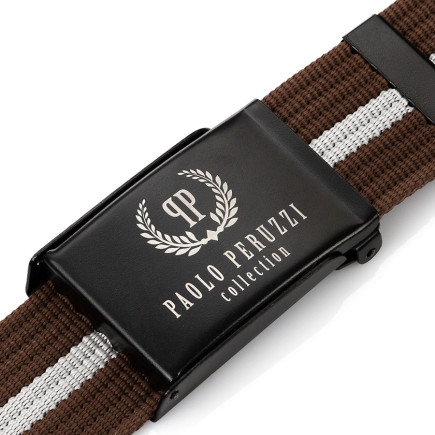 MĘSKI PASEK PARCIANY PAOLO PERUZZI PW-15-95 cm