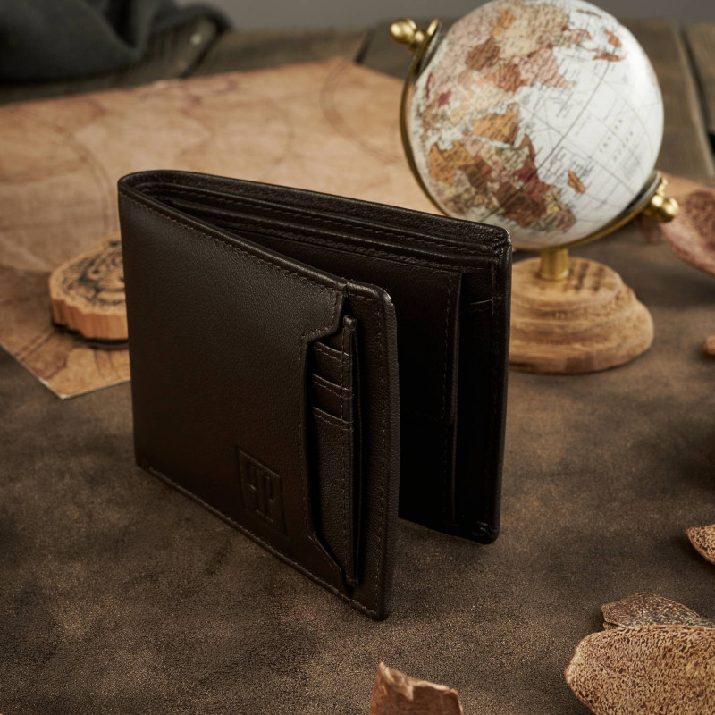 SKÓRZANY PORTFEL MĘSKI RFID PAOLO PERUZZI  T-78-BR