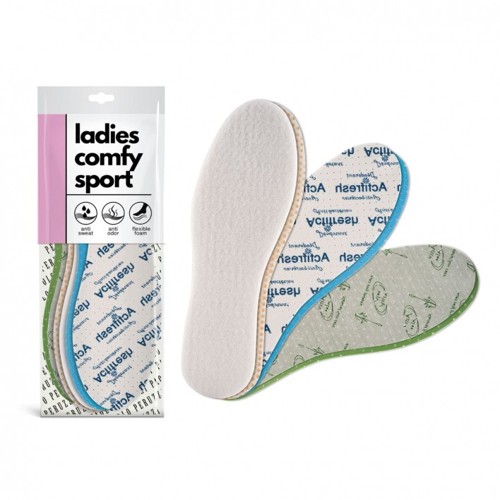 R. 37 – ZESTAW WKŁADEK DAMSKICH LADIES COMFY SPORT 10W37 PAOLO PERUZZI