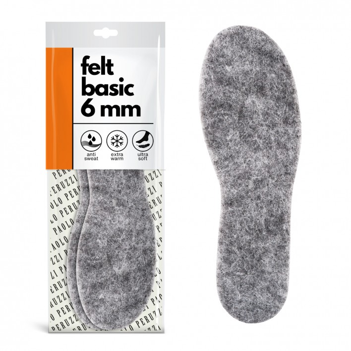 R. 38- WKŁADKI FILCOWE FELT BASIC 6 MM PAOLO PERUZZI 01W38