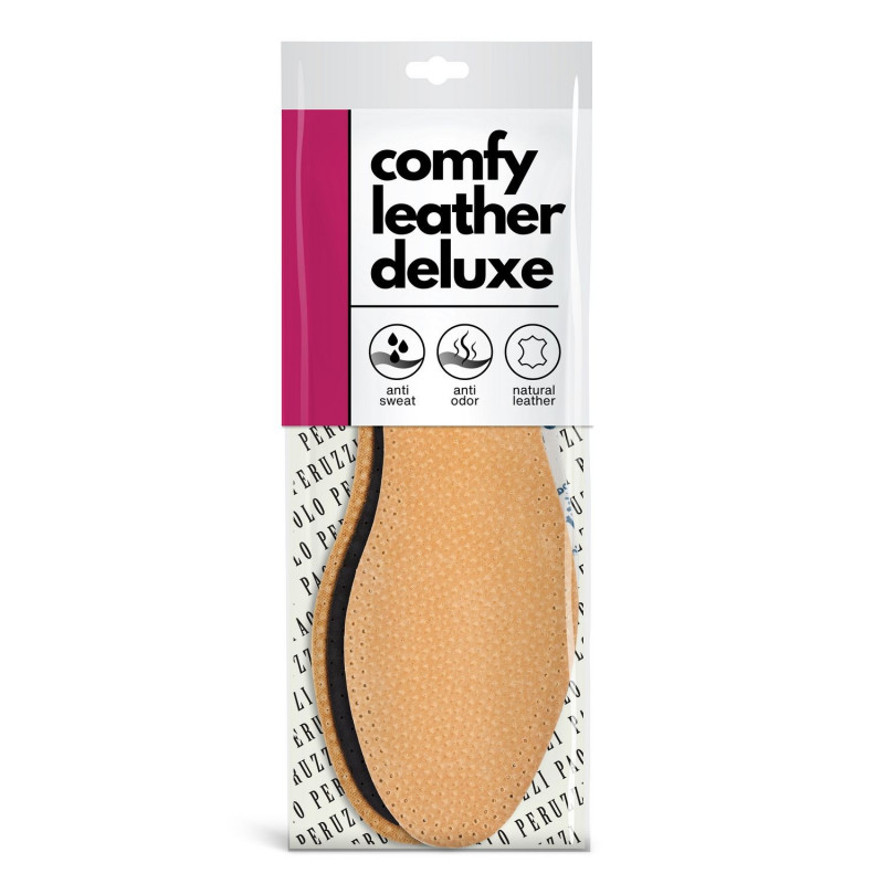 R.  41/42 WKŁADKI SKÓRZANE COMFY LEATHER DELUXE PAOLO PERUZZI 04W4142