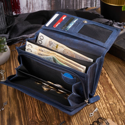 ZESTAW PREZENTOWY ZUP-37-DB PORTFEL SKÓRZANY T-05 I ETUI T-51