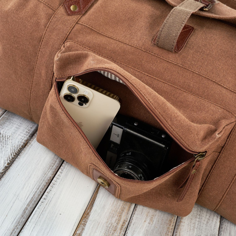 TORBA MĘSKA PODRÓŻNA DUŻA BRĄZOWA PAOLO PERUZZI E-02-BR