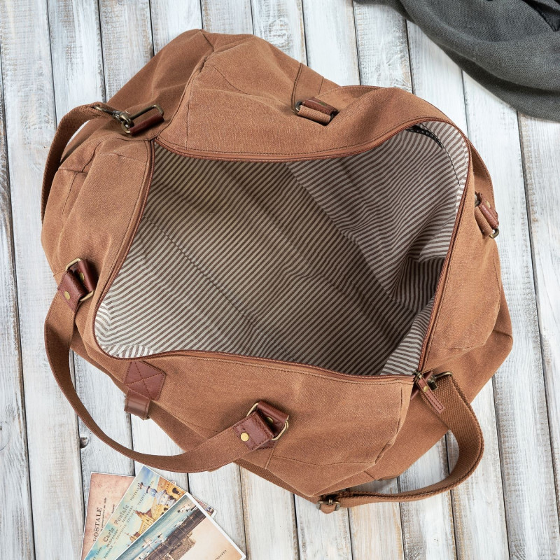 TORBA MĘSKA PODRÓŻNA DUŻA BRĄZOWA PAOLO PERUZZI E-02-BR