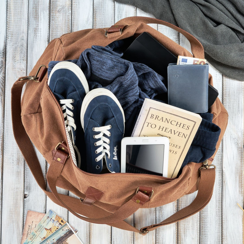 TORBA MĘSKA PODRÓŻNA DUŻA BRĄZOWA PAOLO PERUZZI E-02-BR