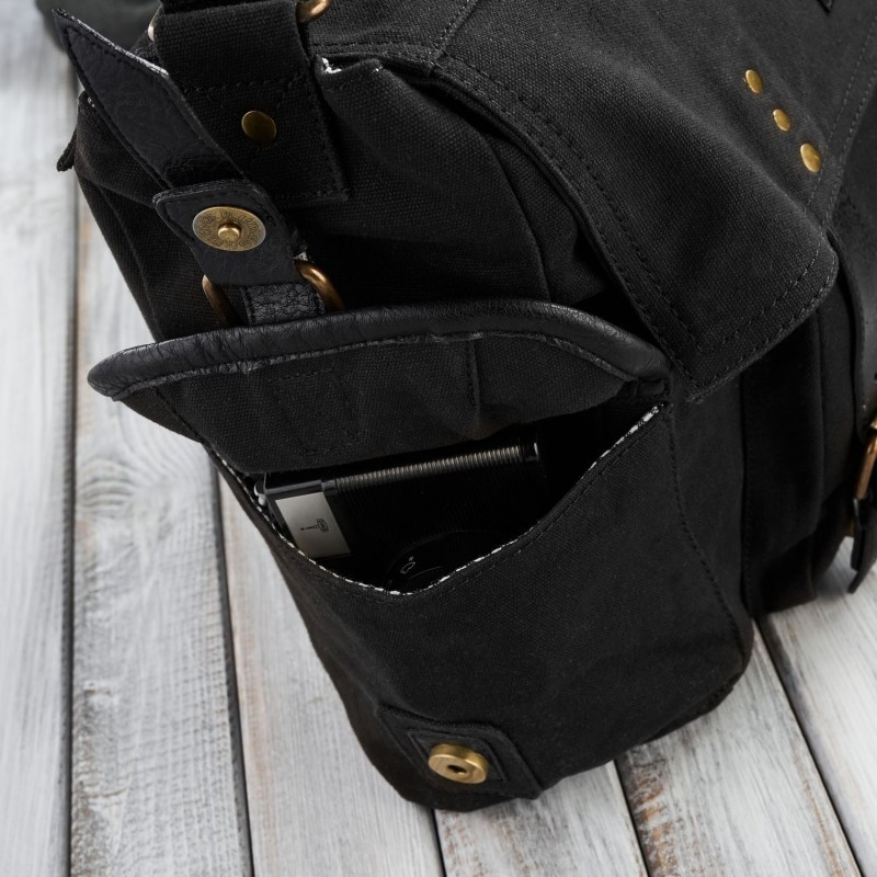 ZESTAW PREZENTOWY TORBA MĘSKA E-01 I PLECAK NA LAPTOPA E-03 PAOLO PERUZZI  ZUP-93-BL