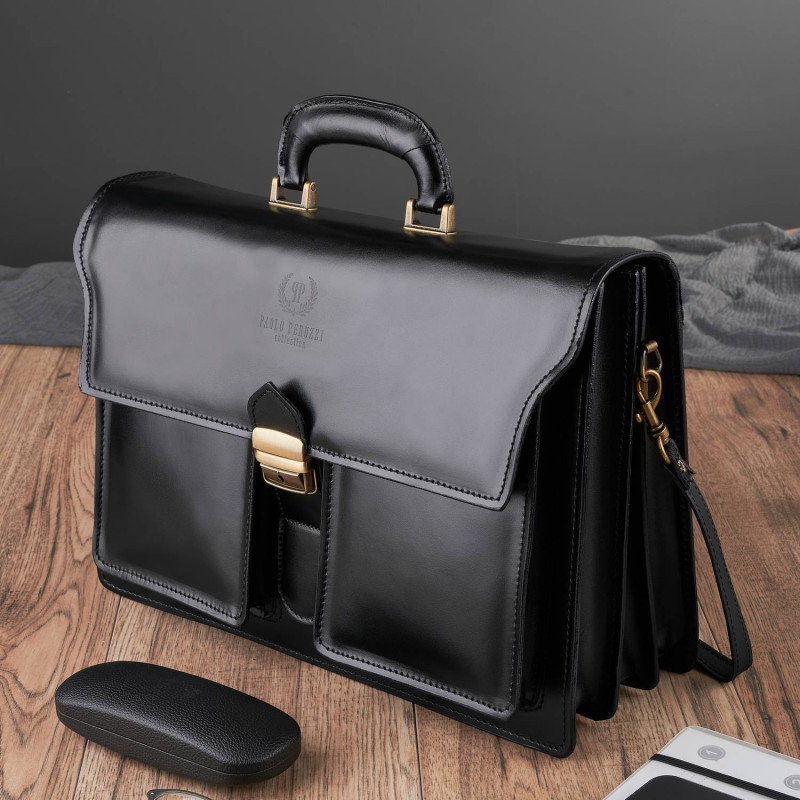 ZESTAW PREZENTOWY ZUP-58-BL TECZKA SKÓRZANA  N02-BL I SASZETKA N06-BL