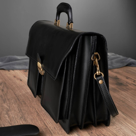 ZESTAW PREZENTOWY ZUP-58-BL TECZKA SKÓRZANA  N02-BL I SASZETKA N06-BL