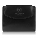 Portfel damski skórzany czarny RFID Paolo Peruzzi T-12-BL