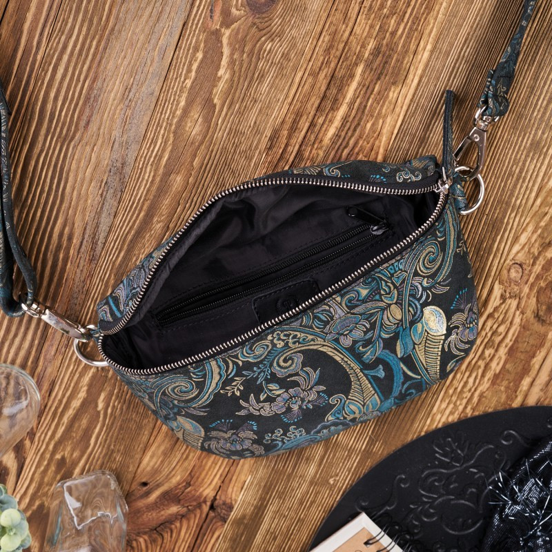 ZESTAW PREZENTOWY ZUP-102-G SASZETKA DAMSKA SKÓRZANA T-36-G I PORTFEL DAMSKI SKÓRZANY T-11-G