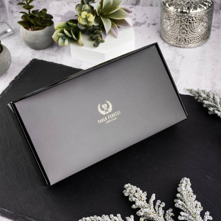 ZESTAW PREZENTOWY PORTFEL DAMSKI SKÓRZANY I BRELOK DO KLUCZY POMARAŃCZOWY PAOLO PERUZZI ZUP-104-RD