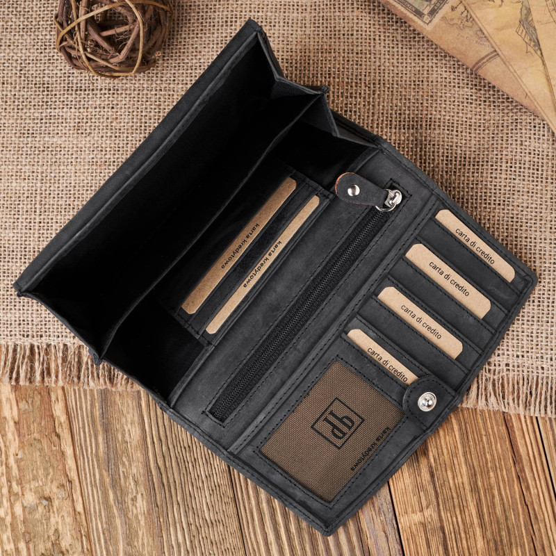 Plecak damski T-18-BL i portfel damski skórzany T-01-BL zestaw prezentowy ZUP-24-BL Paolo Peruzzi