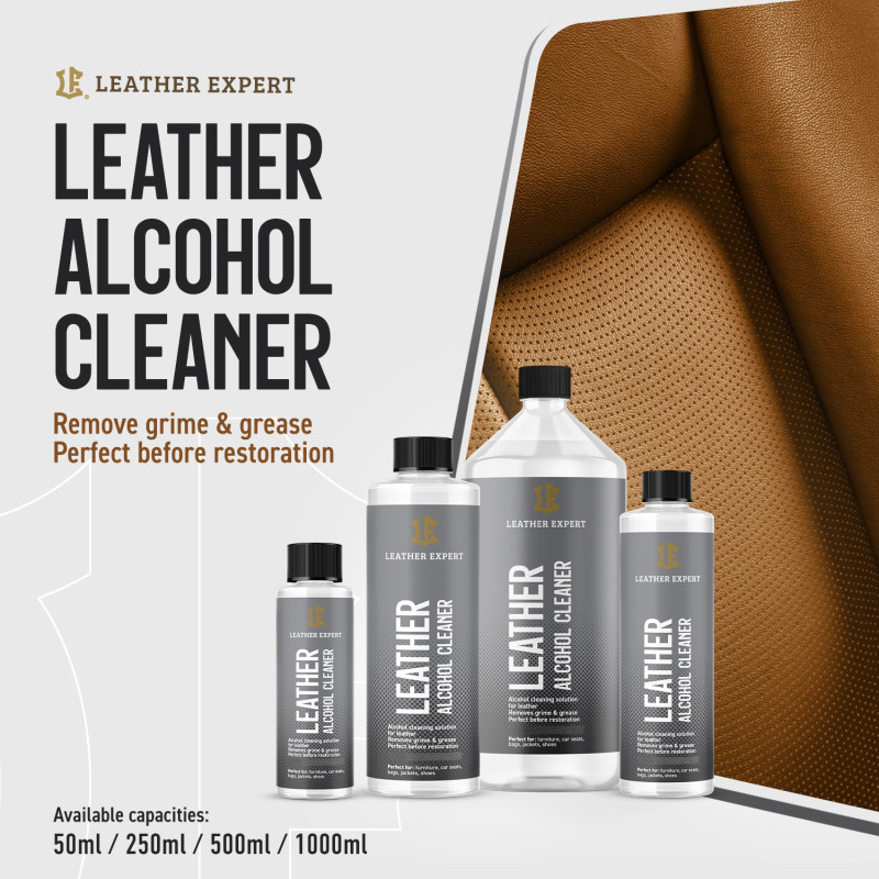 Odtłuszczacz Do Skóry Leather Alcohol Cleaner 50 ml Leather Expert LE-01-AC50