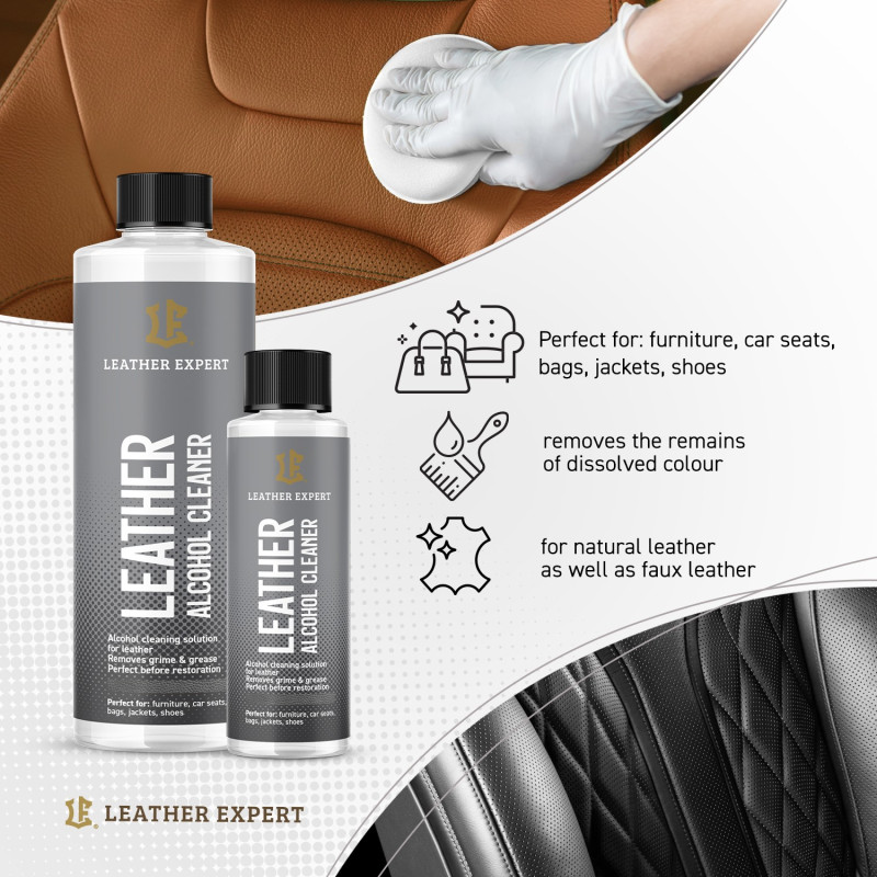 Odtłuszczacz Do Skóry Leather Alcohol Cleaner 50 ml Leather Expert LE-01-AC50