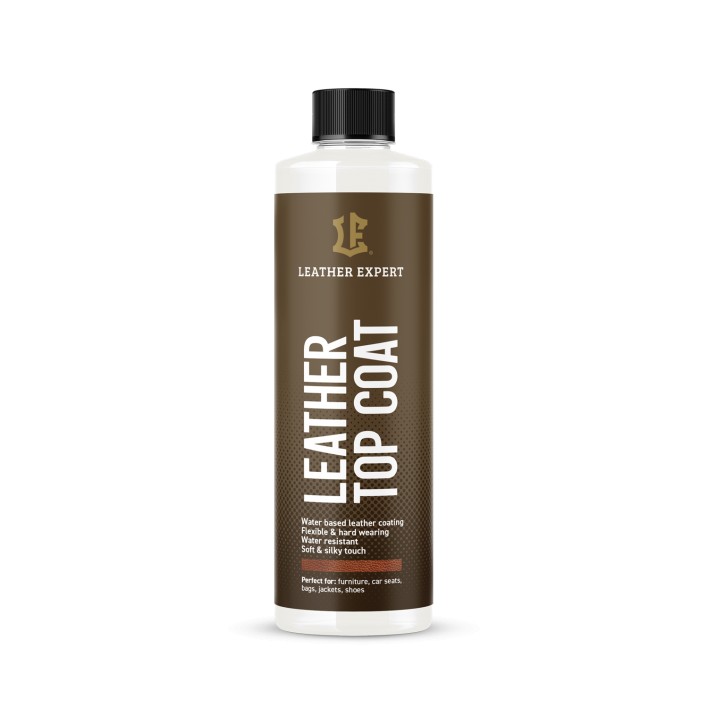 Top Coat lakier bezbarwny do skóry 50ml mat LE-17-TCM50