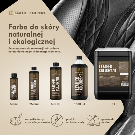 Leather Expert Colourant - Forest Green farba do skóry naturalnej i do ekoskóry 250 ml LE-06-250C603