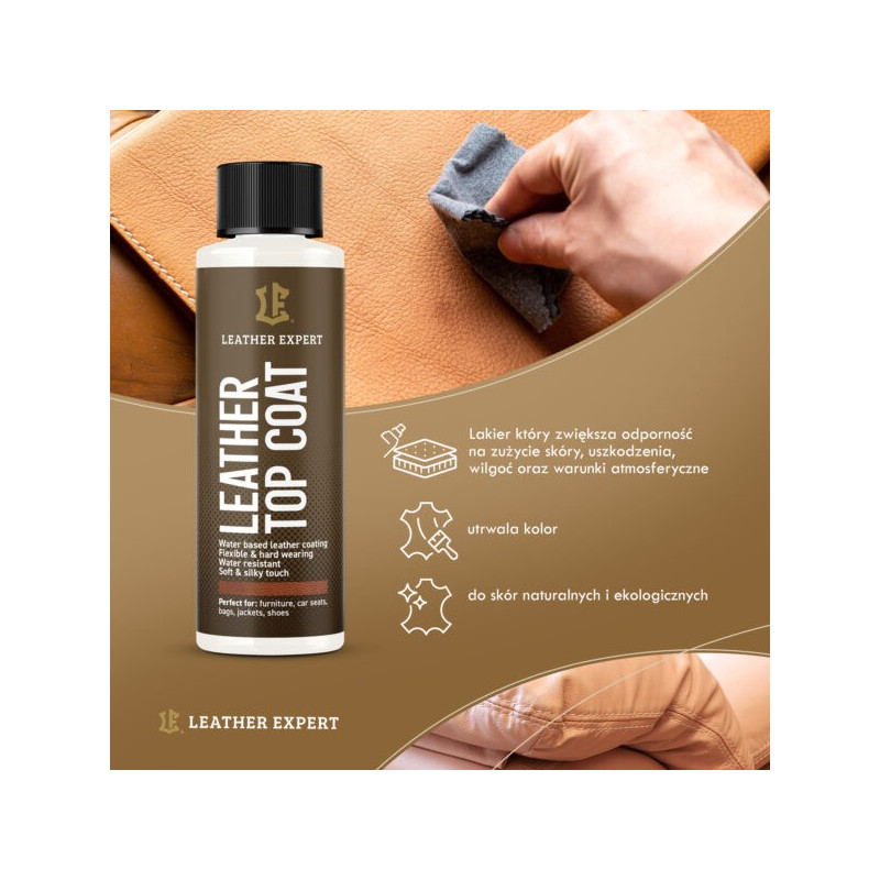 Leather Expert – zestaw do czyszczenia, renowacji i pielęgnacji kierownicy skórzanej LE-18-SW650