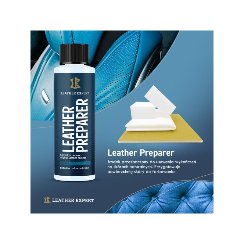 Leather Expert – zestaw do czyszczenia, renowacji i pielęgnacji kierownicy skórzanej LE-18-SW650