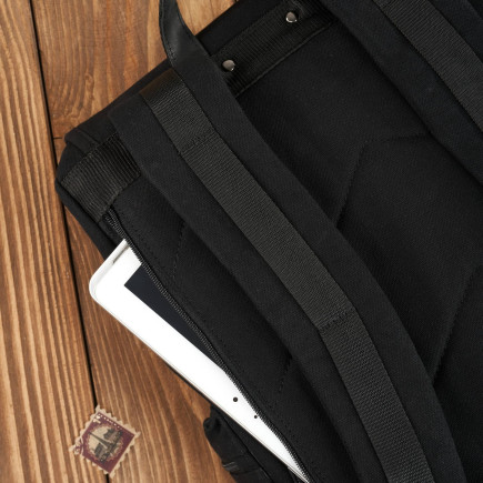 ZESTAW PREZENTOWY ZUP-78-BL POJEMNY PLECAK MĘSKI T-19-BL I PORTFEL SKÓRZANY T-13-BL