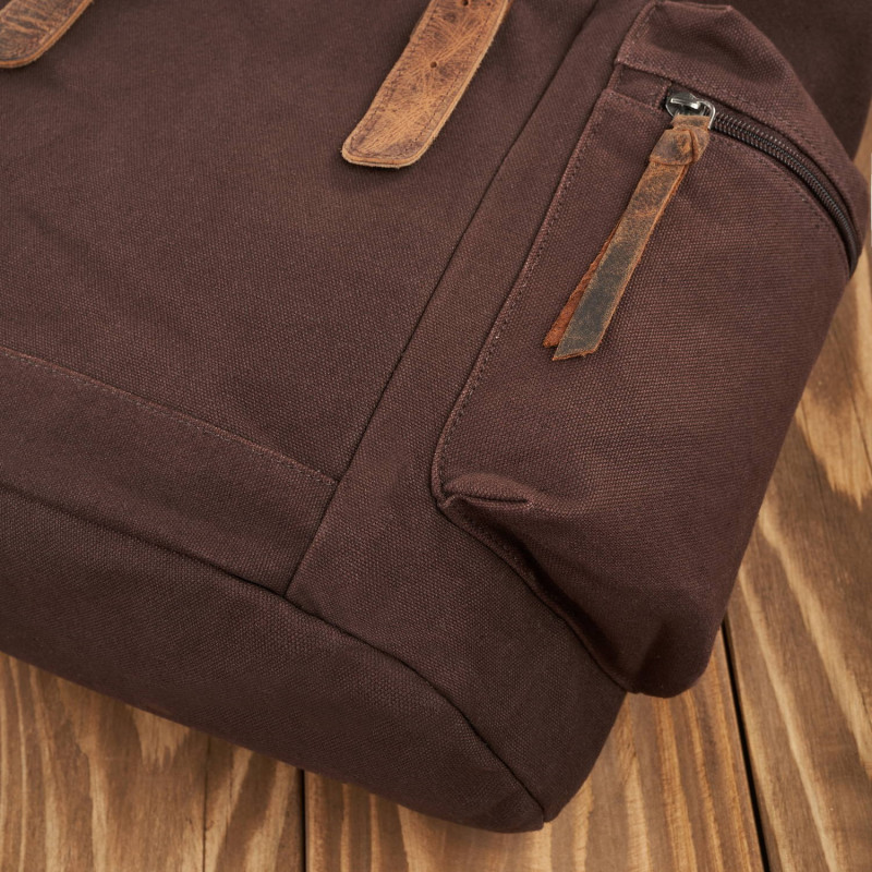 ZESTAW PREZENTOWY ZUP-78-BR POJEMNY PLECAK MĘSKI T-19-BR I PORTFEL SKÓRZANY T-13-BR