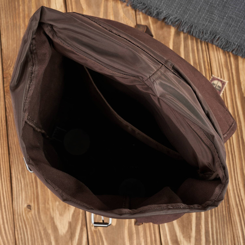 ZESTAW PREZENTOWY ZUP-78-BR POJEMNY PLECAK MĘSKI T-19-BR I PORTFEL SKÓRZANY T-13-BR