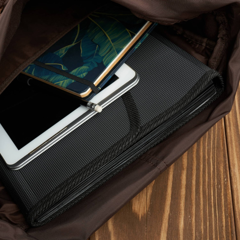 ZESTAW PREZENTOWY ZUP-78-BR POJEMNY PLECAK MĘSKI T-19-BR I PORTFEL SKÓRZANY T-13-BR