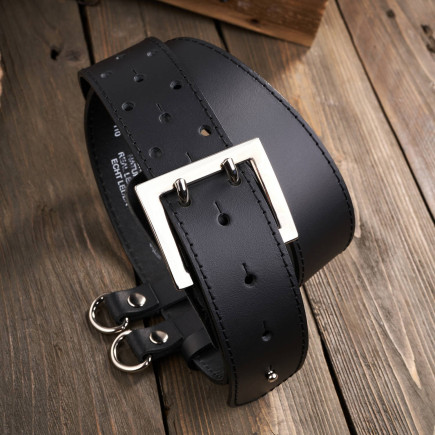 Wojskowy pasek męski skórzany Paolo Peruzzi PG-06-BL-130