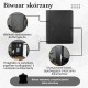 KLASYCZNY SKÓRZANY BIWUAR ELEGANCKI PAOLO PERUZZI T-58-BL