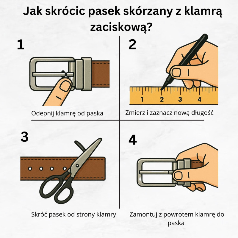 Pasek męski skórzany dwustronny brązowy i czarny z delikatnym tłoczeniem Paolo Peruzzi