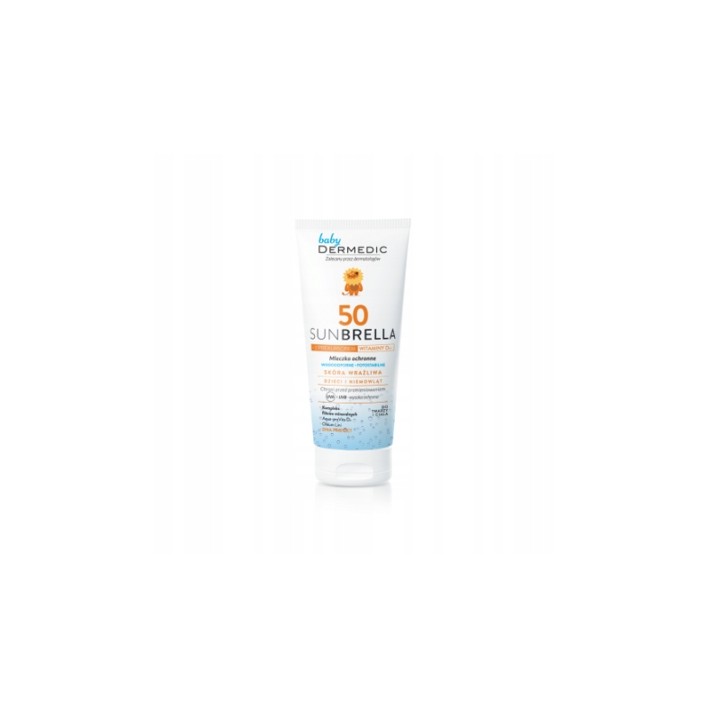 DERMEDIC SUNBRELLA Mleczko ochronne dla dzieci i niemowląt SPF50, 100 ml