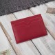 Etui na karty i wizytówki skórzane minimalistyczne praktyczne etui czerwone Paolo Peruzzi T-150-RD