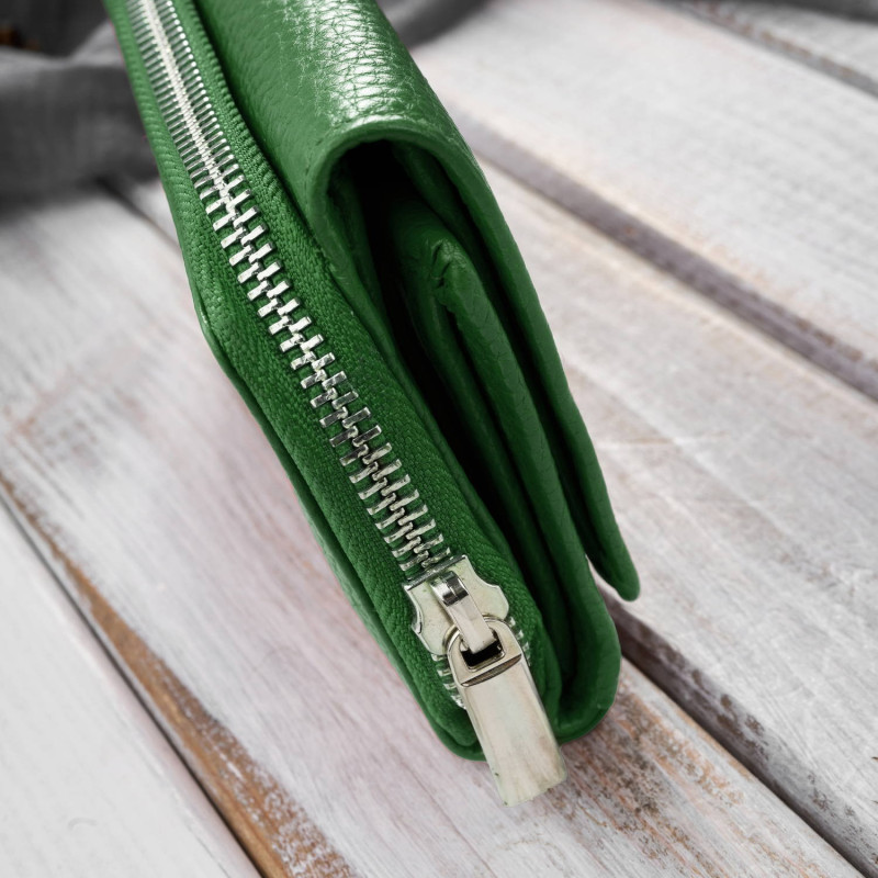 Portfel damski duży czarny ze skóry naturalnej pojemny Paolo Peruzzi T-138-GB